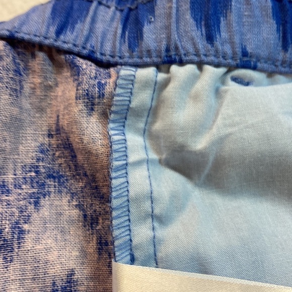 Peace & Pearls Linen/Cotton Pull-on Shorts L EUC - Picture 6 of 7